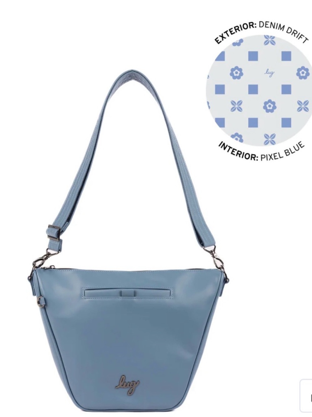 Lug Quest Satin Luxe VL Shoulder bag in Denim Drift - Picture 2 of 13